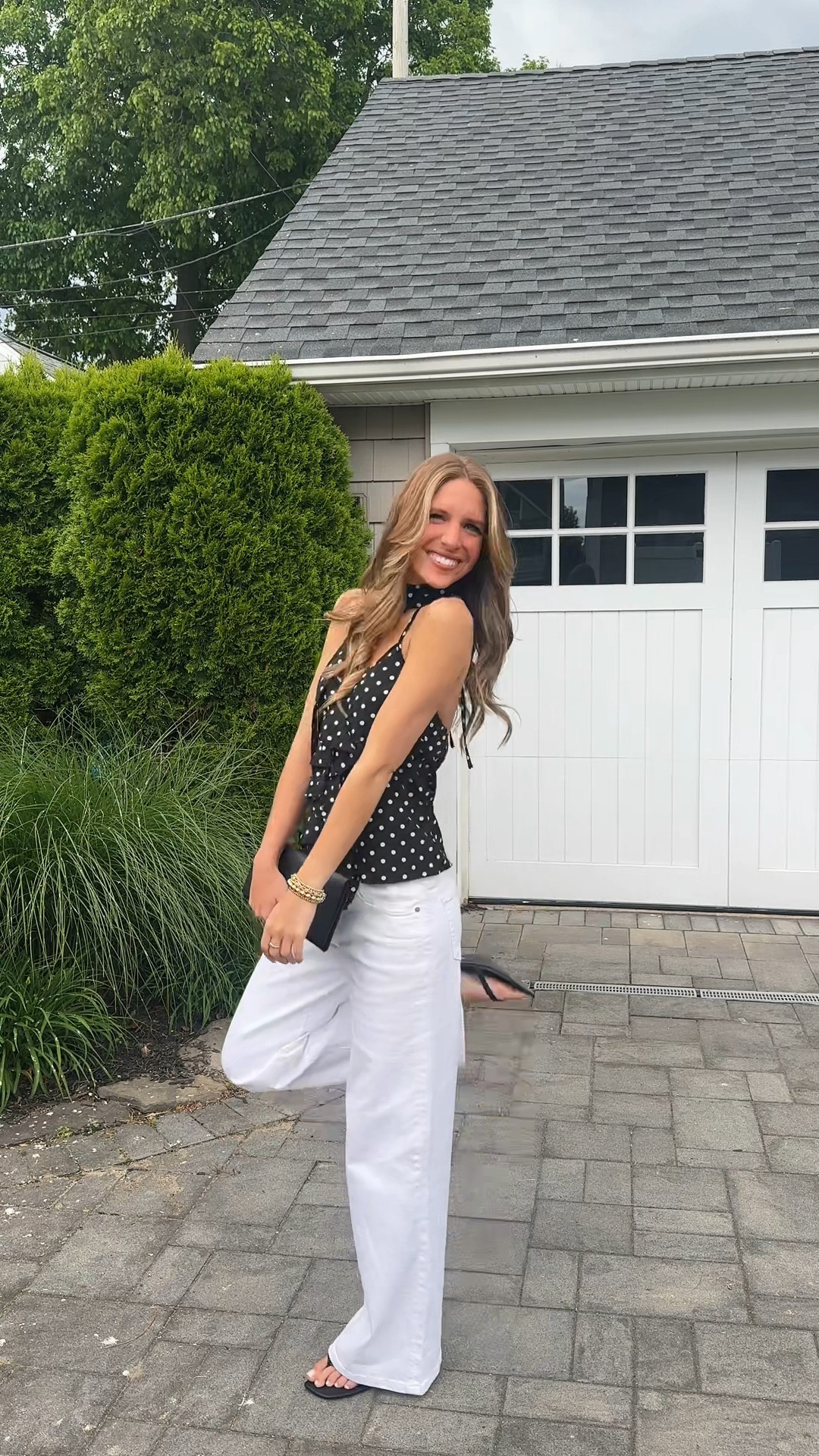 we love a white denim and polka dot moment #polkadots #scarftop #amazontop #amazonfinds #summeroutfit #datenight #whitejeans #ootn #whitepants

#LTKStyleTip #LTKSummerEdit #LTKFindsUnder50