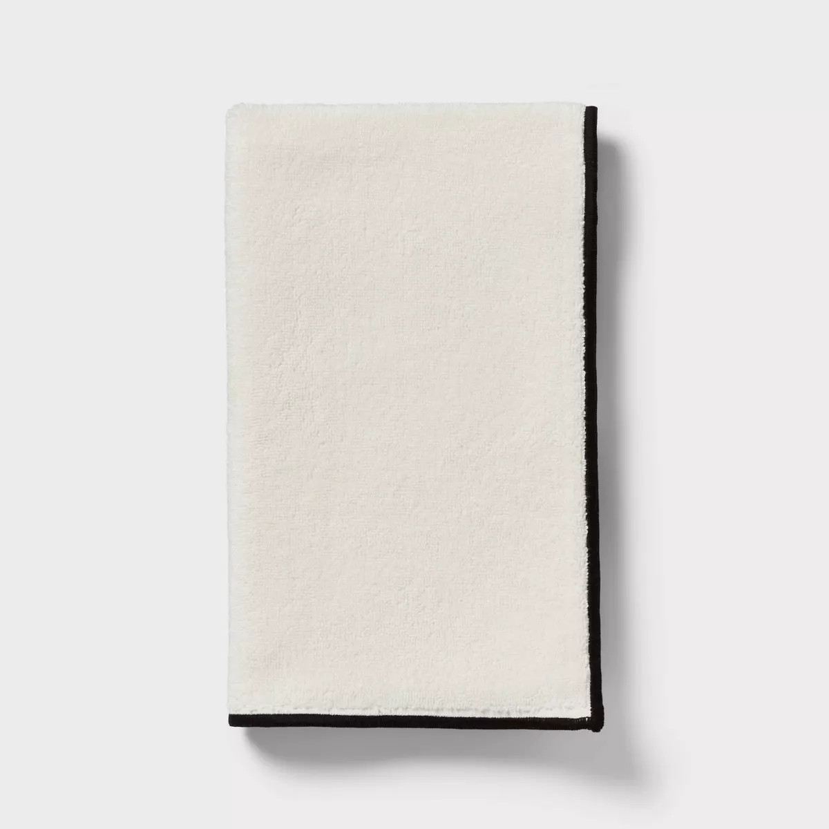Luxe Border Stitch Towel Black/White - Threshold™ | Target