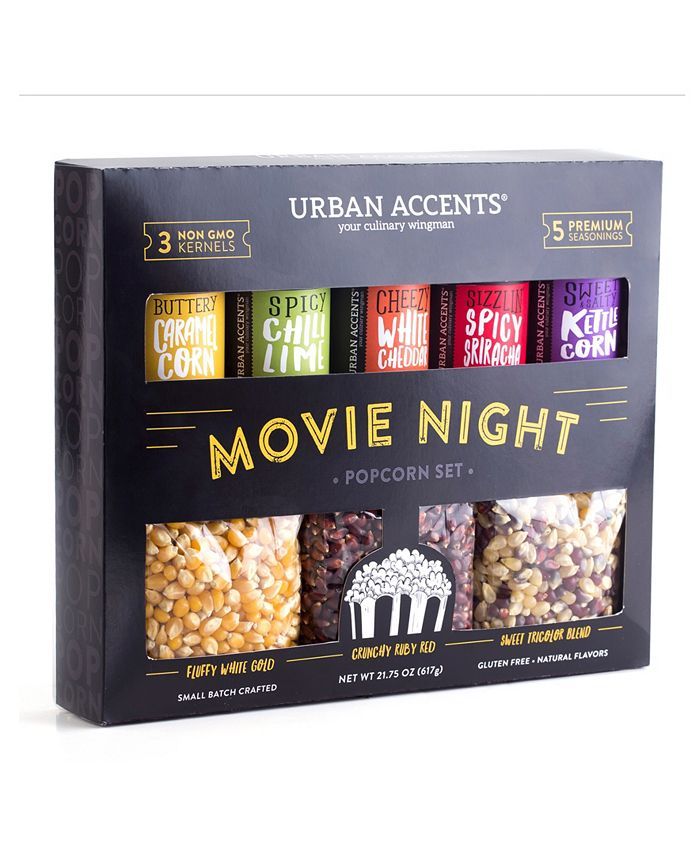 Urban Accents Movie Night Gourmet Popcorn Gift Set & Reviews - Food & Gourmet Gifts - Dining - Ma... | Macys (US)