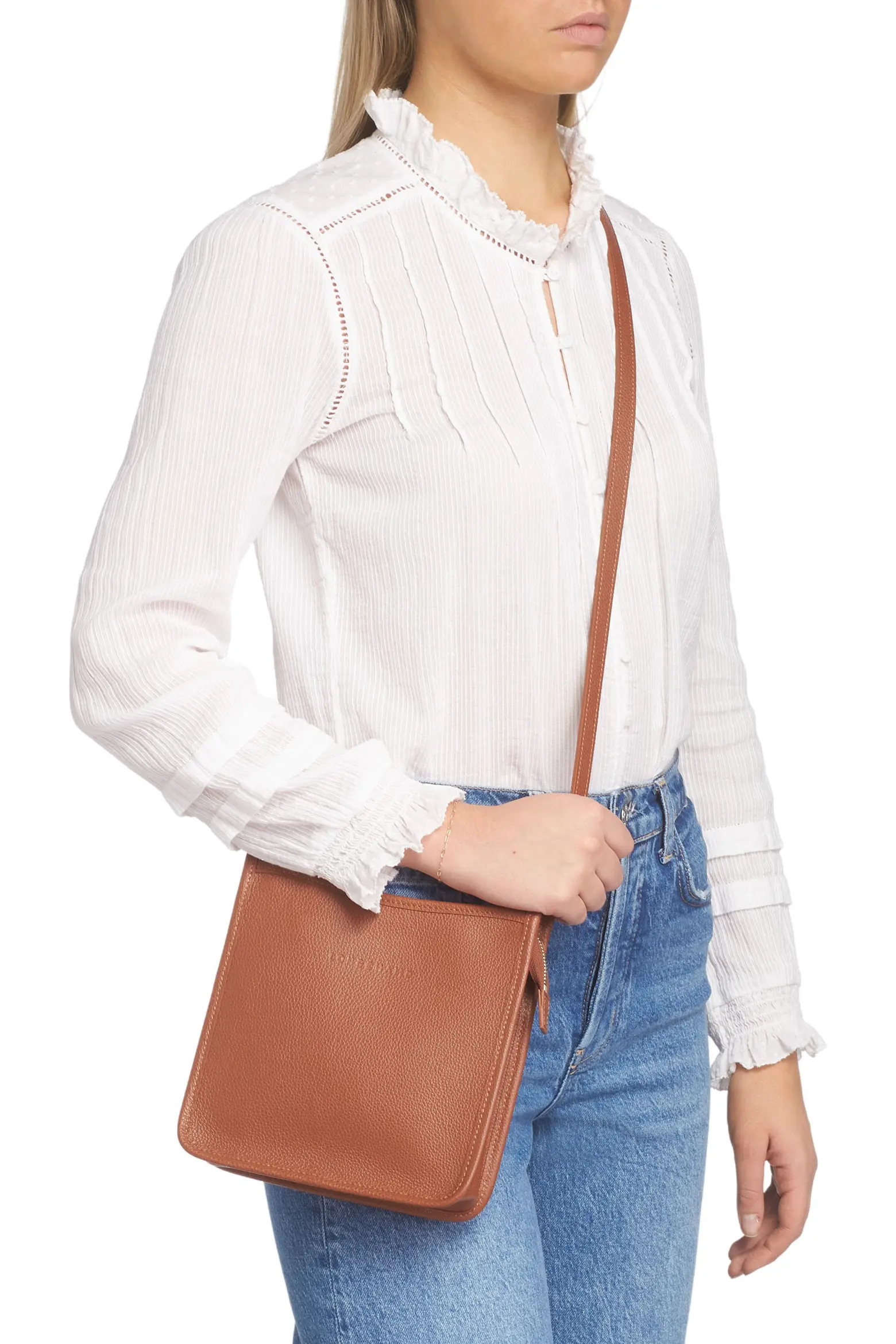 Small Le Foulonn\u00e9 Leather Crossbody Bag (Women) | Nordstrom | Nordstrom