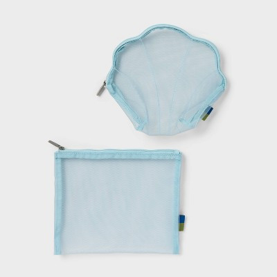 2pk Mesh Shell Pouch Packing Bag - Open Story™ - Blue | Target
