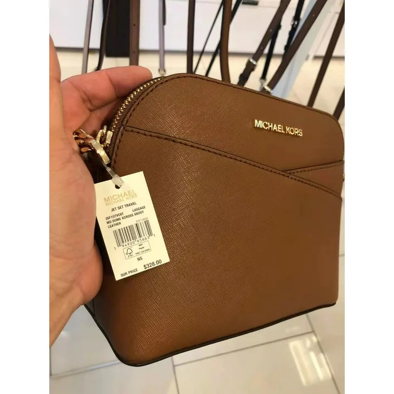 Michael Kors Adult Leather Shoulder Bags, Gold | Walmart (US)