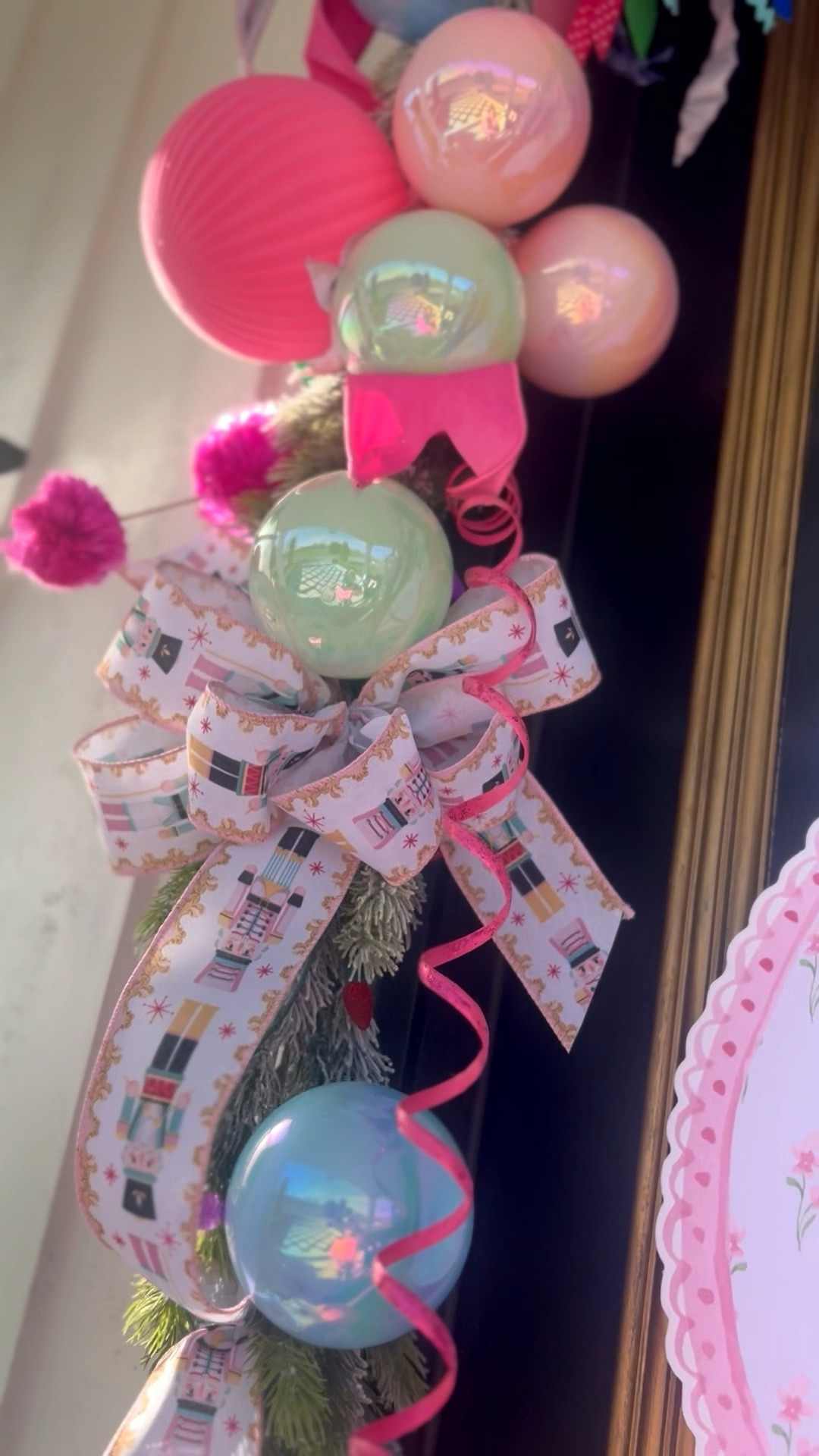 Close up of our front porch Christmas decor 

#LTKSeasonal #LTKHoliday #LTKHome