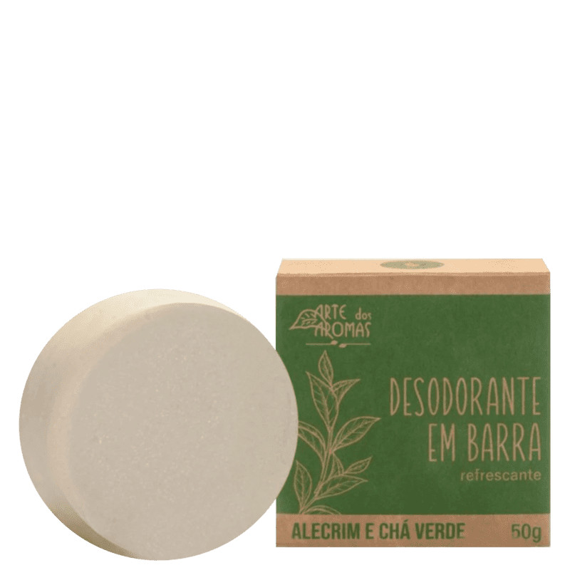 Arte dos Aromas Alecrim e Chá Verde
        
              - Desodorante em Barra 50g | Beleza Na Web (BR)