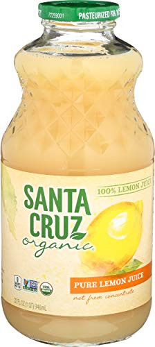 Santa Cruz Organic 100% Pure Lemon Juice, 32 Ounces | Amazon (US)