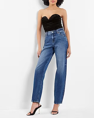 Body Contour Velvet Cowl Neck Corset Top | Express