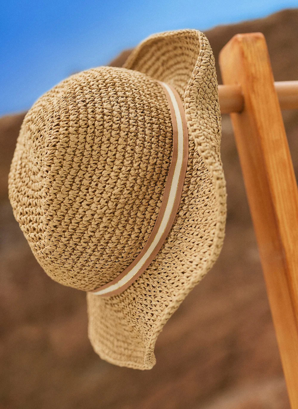 Tan Woven Panama Hat | Mint Velvet - US