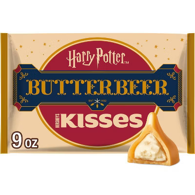 HERSHEY'S Butterbeer Kisses Easter Candy with Harry Potter Foils - 9oz | Target