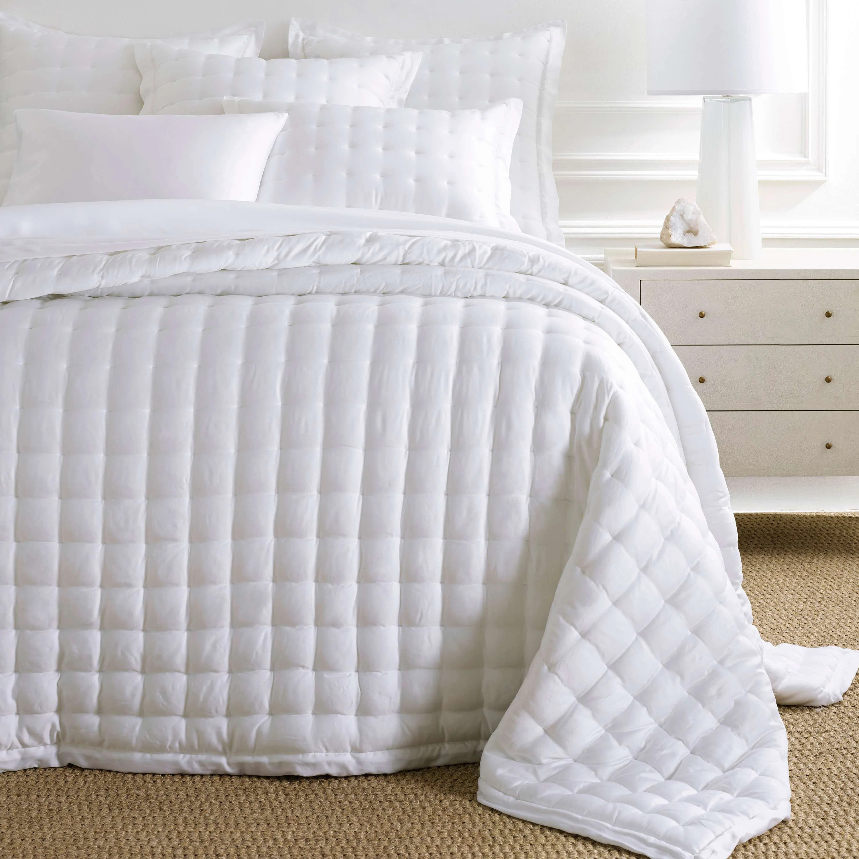 Silken Solid Puff | Wayfair North America