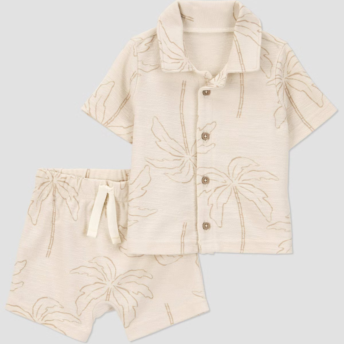 Carter's Just One You® Baby Boys' 2pc Button-Down Shirt & Shorts Set | Target