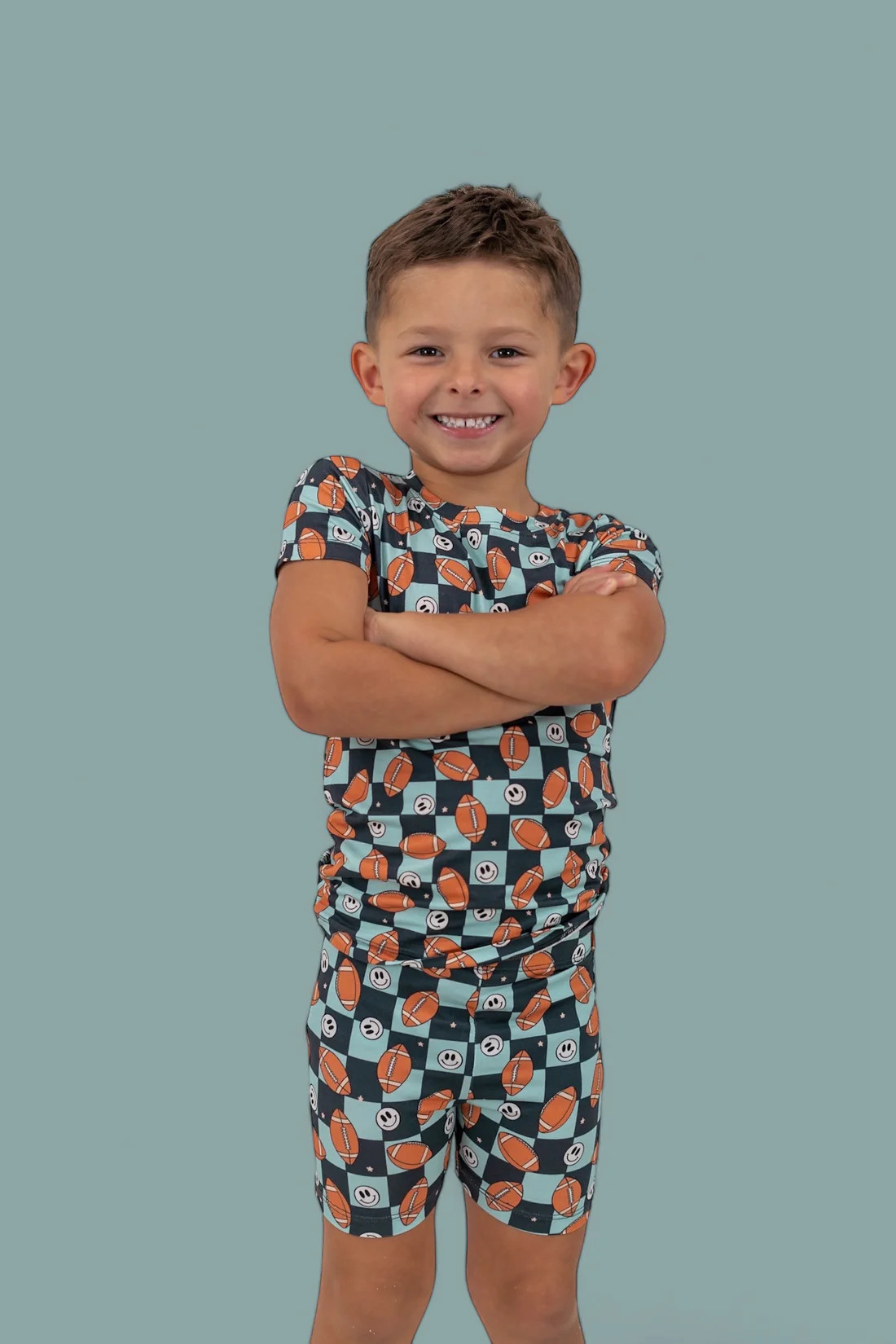 EXCLUSIVE LUKE'S FANTASY FOOTBALL DREAM SHORT SET | Dream Big Little Co.