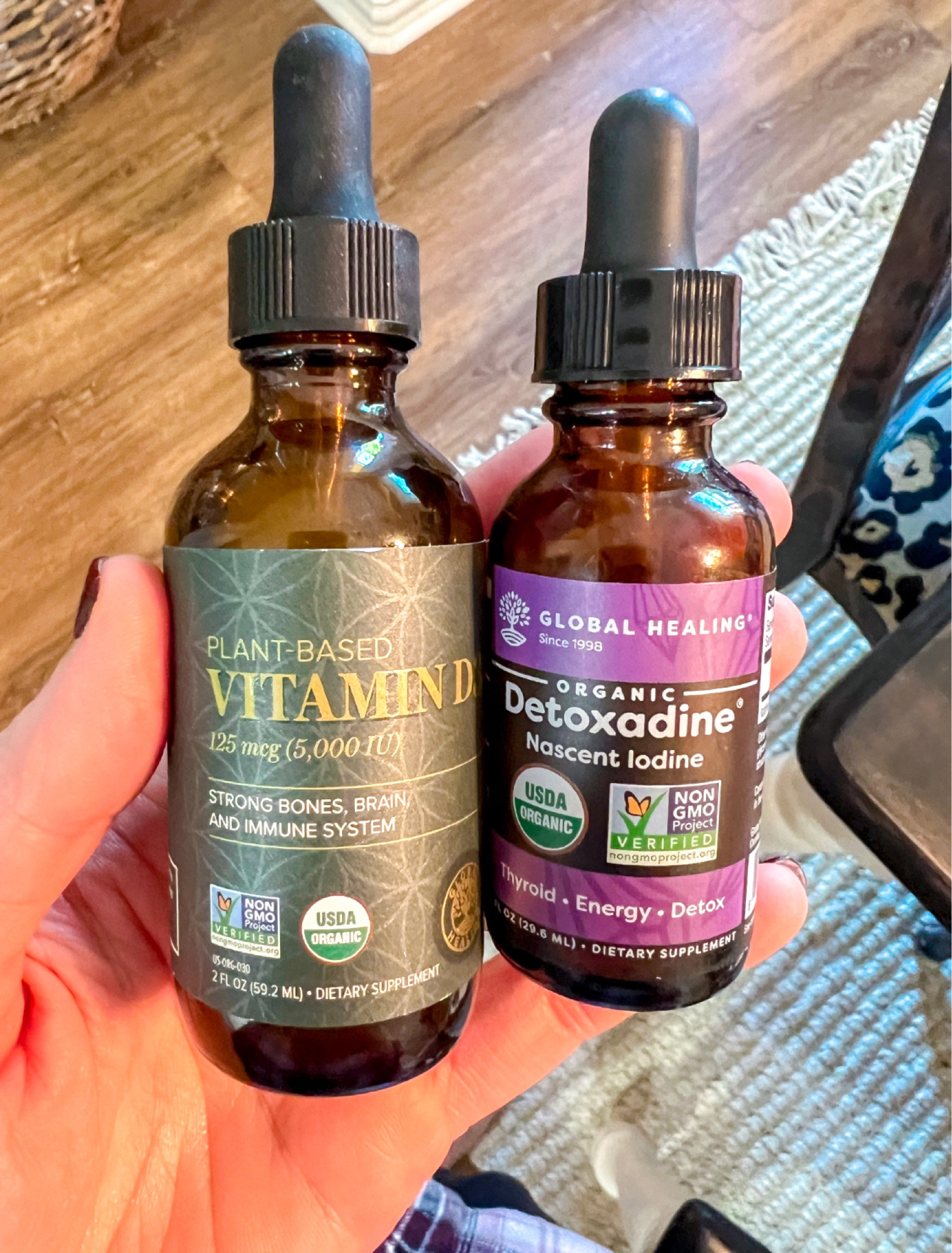 Two of my must-have supplements for thyroid health, hormones, weight loss and hair health!  Use code KETOINCOURT for 15% off.  #globalhealingpartner 

#LTKfamily #LTKover40 #LTKfitness