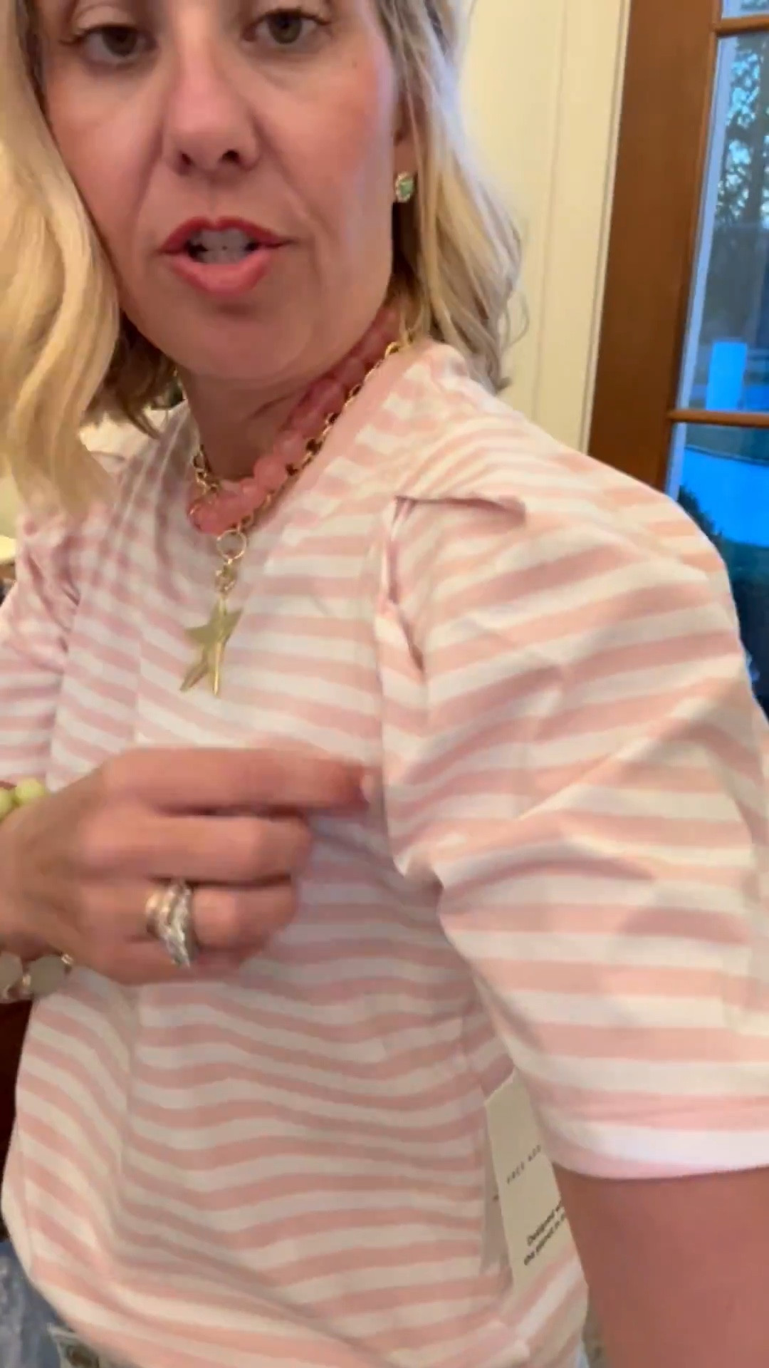 The details on this Walmart tee are so good. The little puff sleeves and trim are adorable. I’m wearing an xs. 

#LTKmomlife #LTKootd #LTKdayinmylife