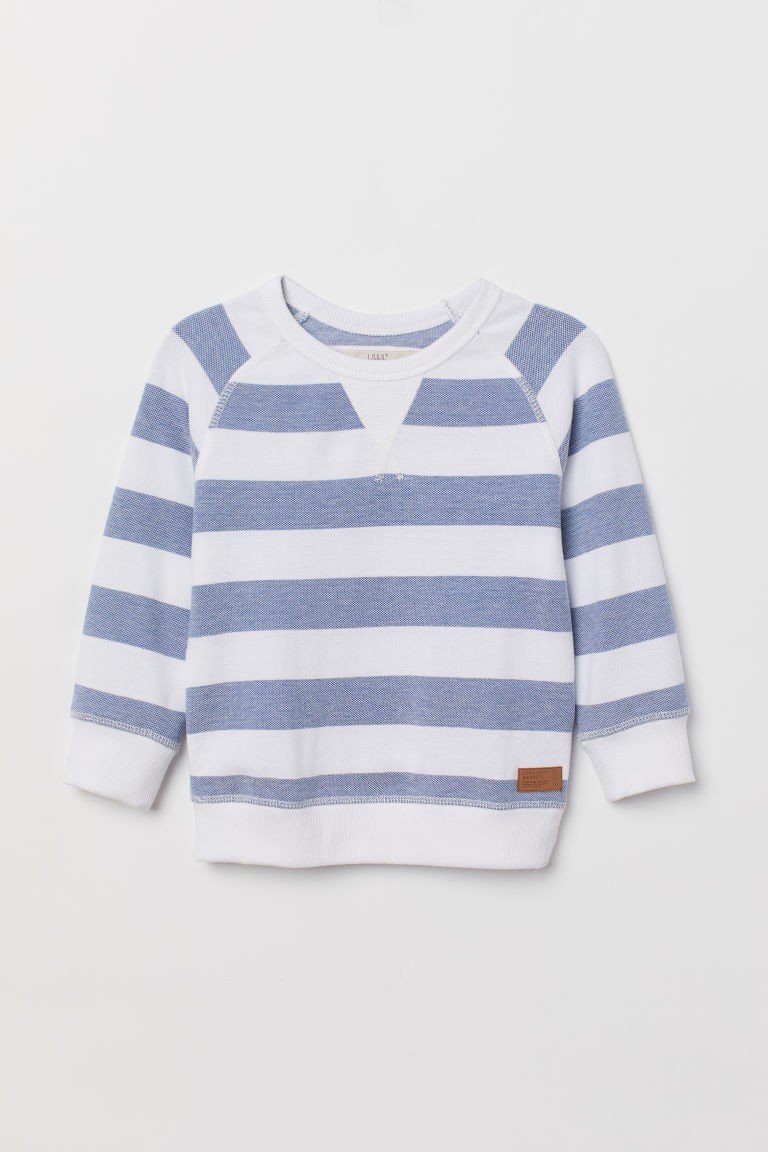 H & M - Cotton Piqué Shirt - Blue | H&M (US + CA)