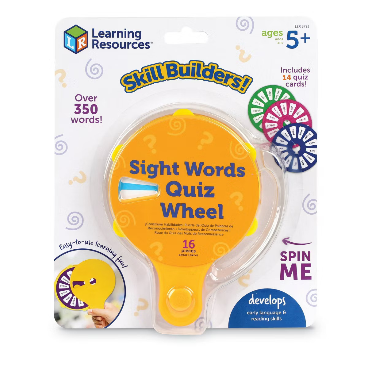 Learning Resources Spin And Learn Wheels Sight Words, Teacher Supplies | Target