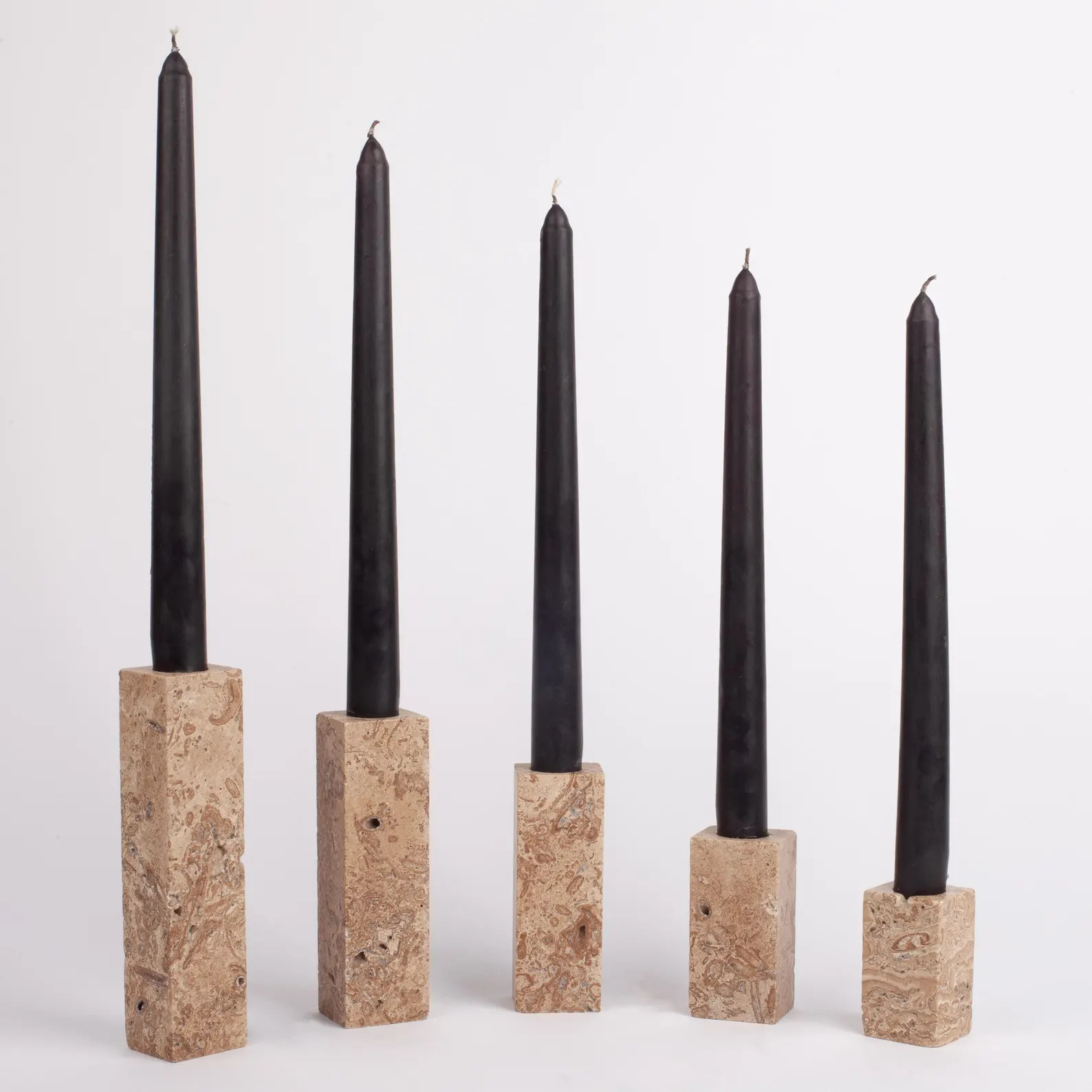 Travertine & Onyx Candlestick Holder, Candlestick Holder, Marble Candlestick Holder, Natural Cand... | Etsy (US)