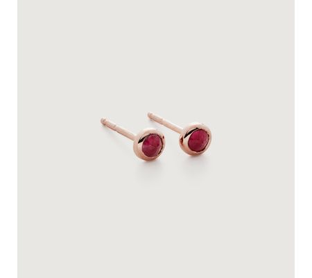 Mini Gem Stud Earrings | Monica Vinader (US)