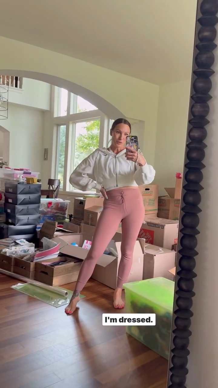 Pilates ootd! Love these cupri leggings and cropped Nike full zip jacket! 

#LTKOver40 #LTKStyleTip #LTKActive