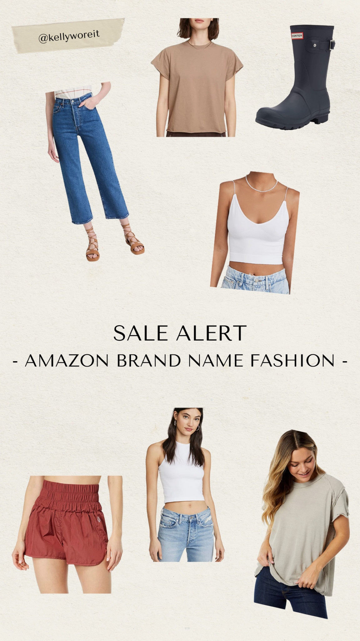 Amazon Brand Name Sales Finds - Levi’s, free people, bandier and hunter  

#LTKSale #LTKSeasonal #LTKsalealert