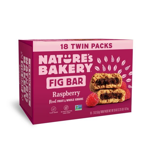 Nature&#39;s Bakery Raspberry Fig Bar - 18ct | Target