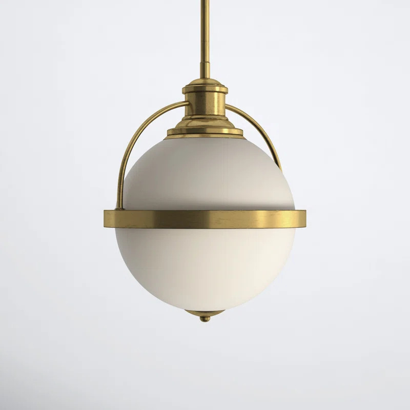 Reeves Single Light Glass Dimmable Pendant | Joss & Main