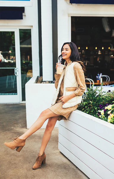 Dakota Flannel Dress | Lauren James