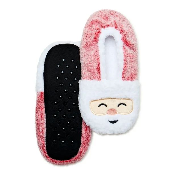 Fuzzy Babba Holiday Women's Slipper Socks, 1-Pack, One Size - Walmart.com | Walmart (US)
