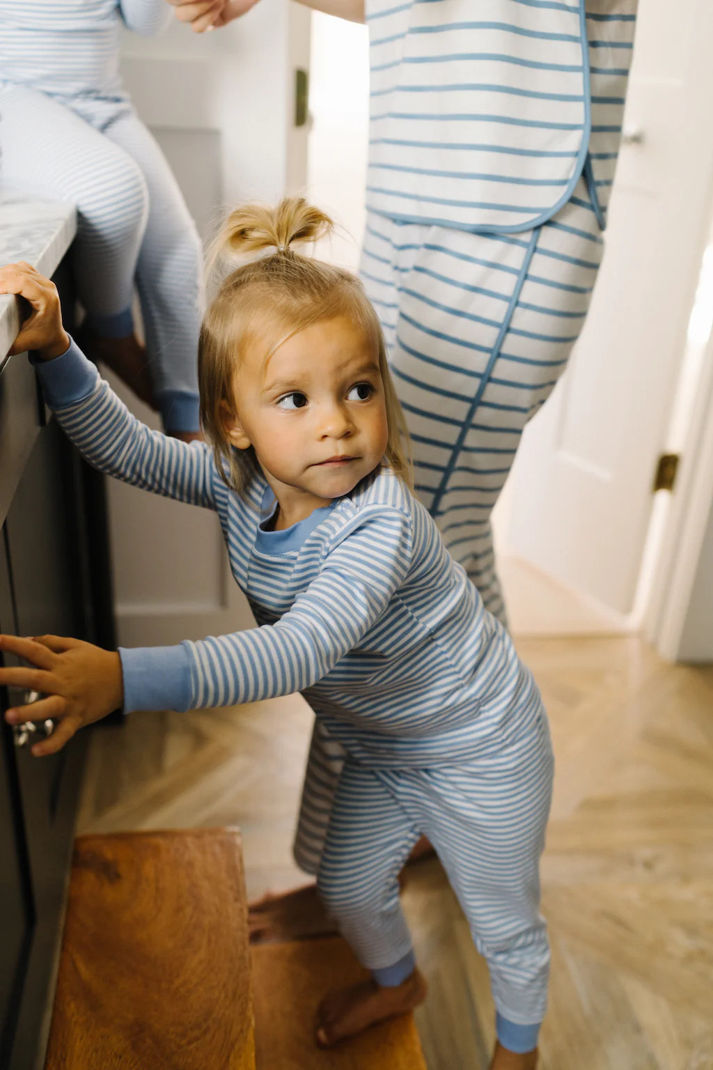 Baby Long-Long Set in Liberty Stripe | Lake Pajamas