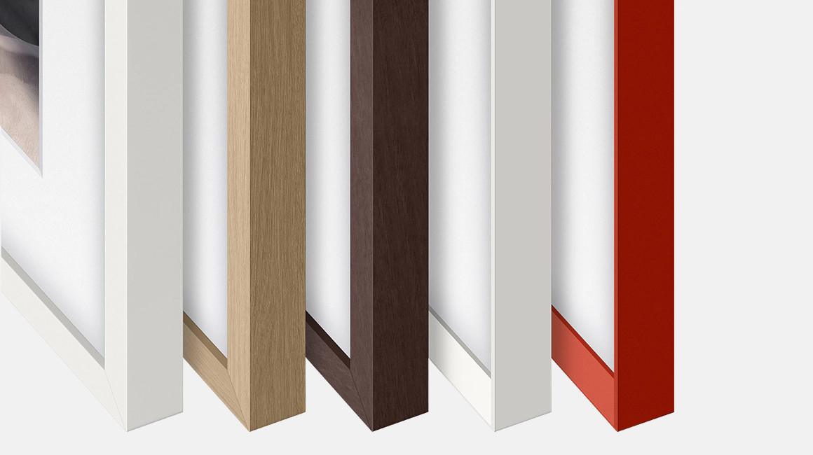 (2021) 50" The Frame Customizable Bezel Modern Teak | Samsung