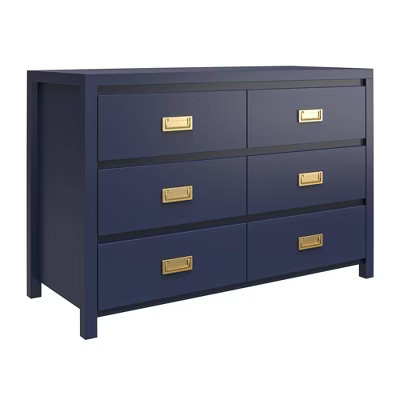 Little Seeds Monarch Hill Haven 6-Drawer Dresser - Navy | Target