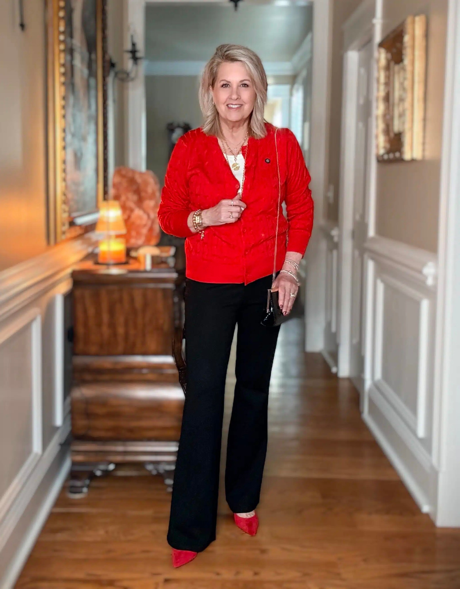 Pants that feel like yoga pants, but look professional! Shell is a large | sweater size large | pants size large 

#LTKWorkwear #LTKootd #LTKOver40