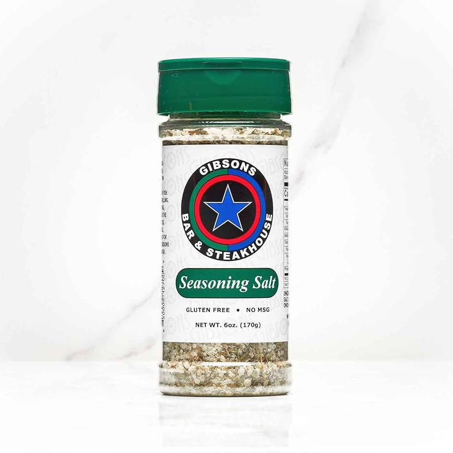 GIBSONS STEAKHOUSE Seasoning Salt, 6oz Bottle | Amazon (US)