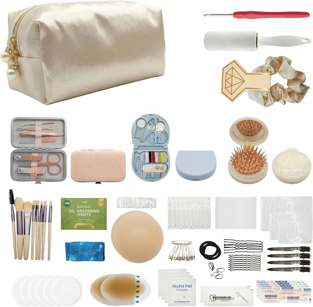Wedding Emergency Kit | 30+ Essentials | 100+ Pieces | Bridal Emergency Kit for Wedding Day | Amazon (US)