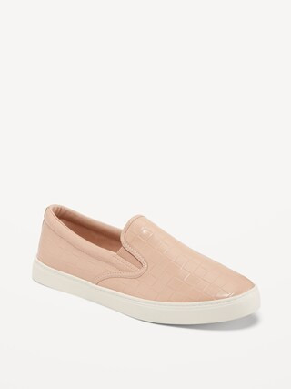 Faux Leather Sneakers | Old Navy (US)