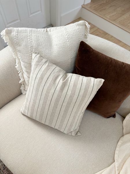 Target style neutral pillow selection - large white textured pillow is sold out online. I linked a similar one  



#LTKstyletip #LTKhome #LTKfindsunder50