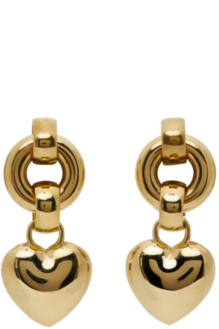 Gold Amorina Earrings | SSENSE