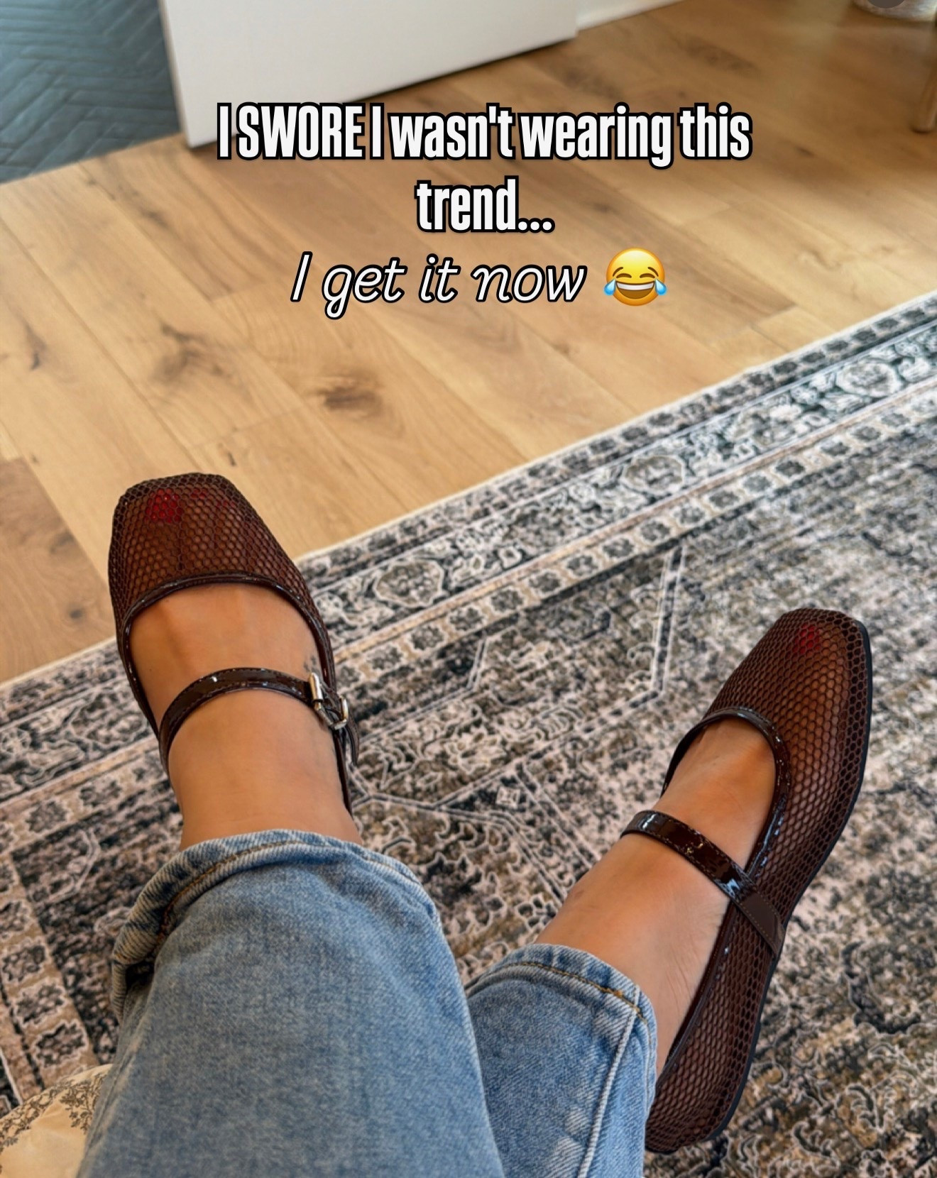 I swore I wasn’t jumping on the mesh flat trend… and now I totally get it. 😂🤎 These Amazon Mary Jane flats are SO cute, chic & perfect for transitioning into fall. Pair them with jeans, dresses or skirts for the cutest elevated look! 🍂✨
#AmazonFashion #AmazonFinds #FallShoes #MeshFlats #MaryJaneFlats #FallFashion #LTKFinds #AmazonStyle