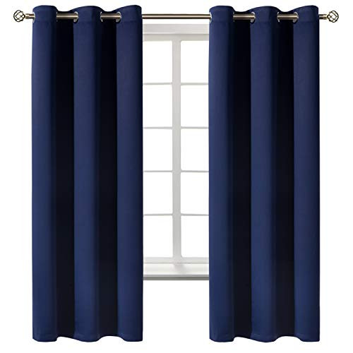 BGment Blackout Curtains for Bedroom - Grommet Thermal Insulated Room Darkening Curtains for Livi... | Amazon (US)