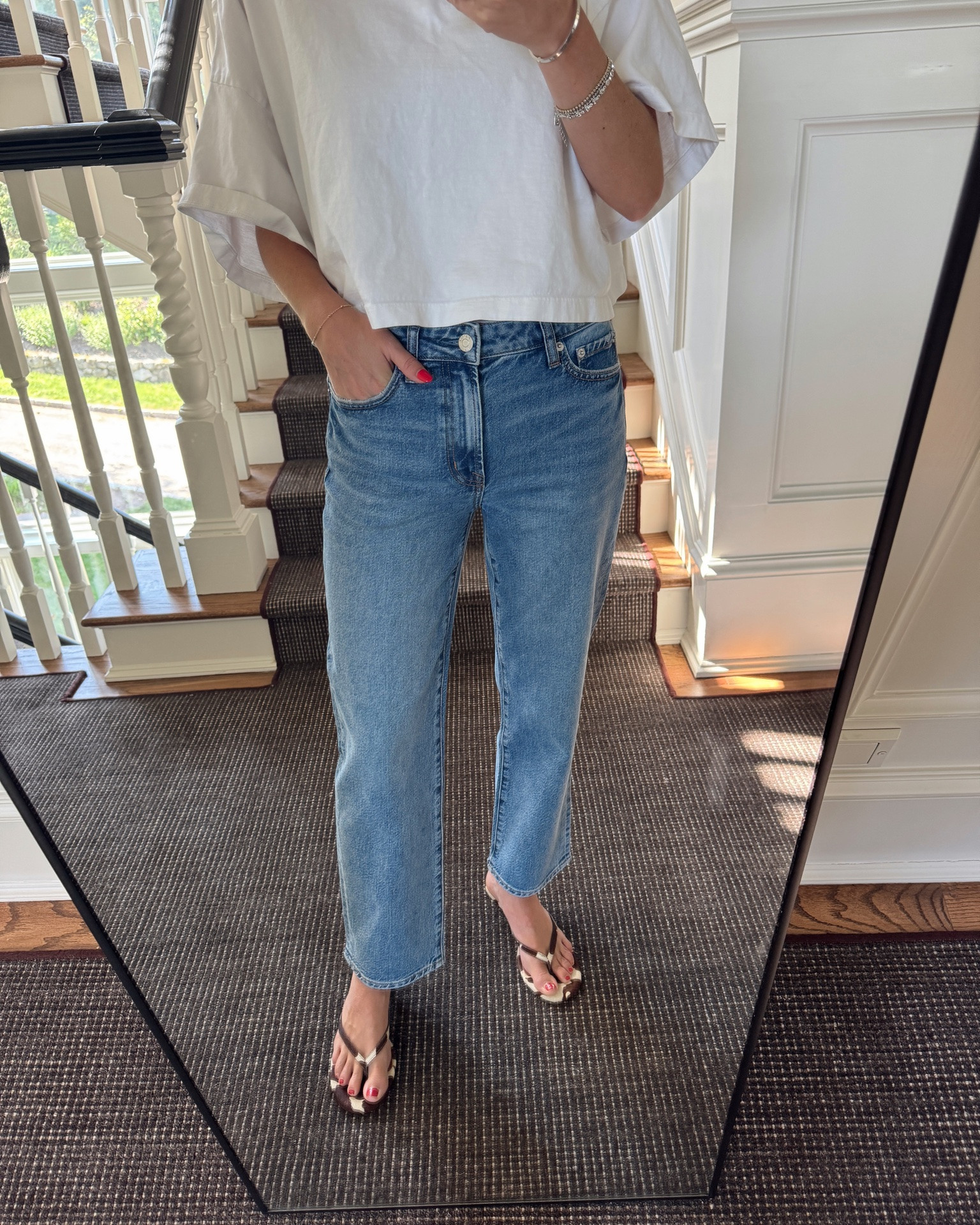 Love the fit of this pair Pistola denim - cropped perfectly! Fit is TTS

#LTKootd