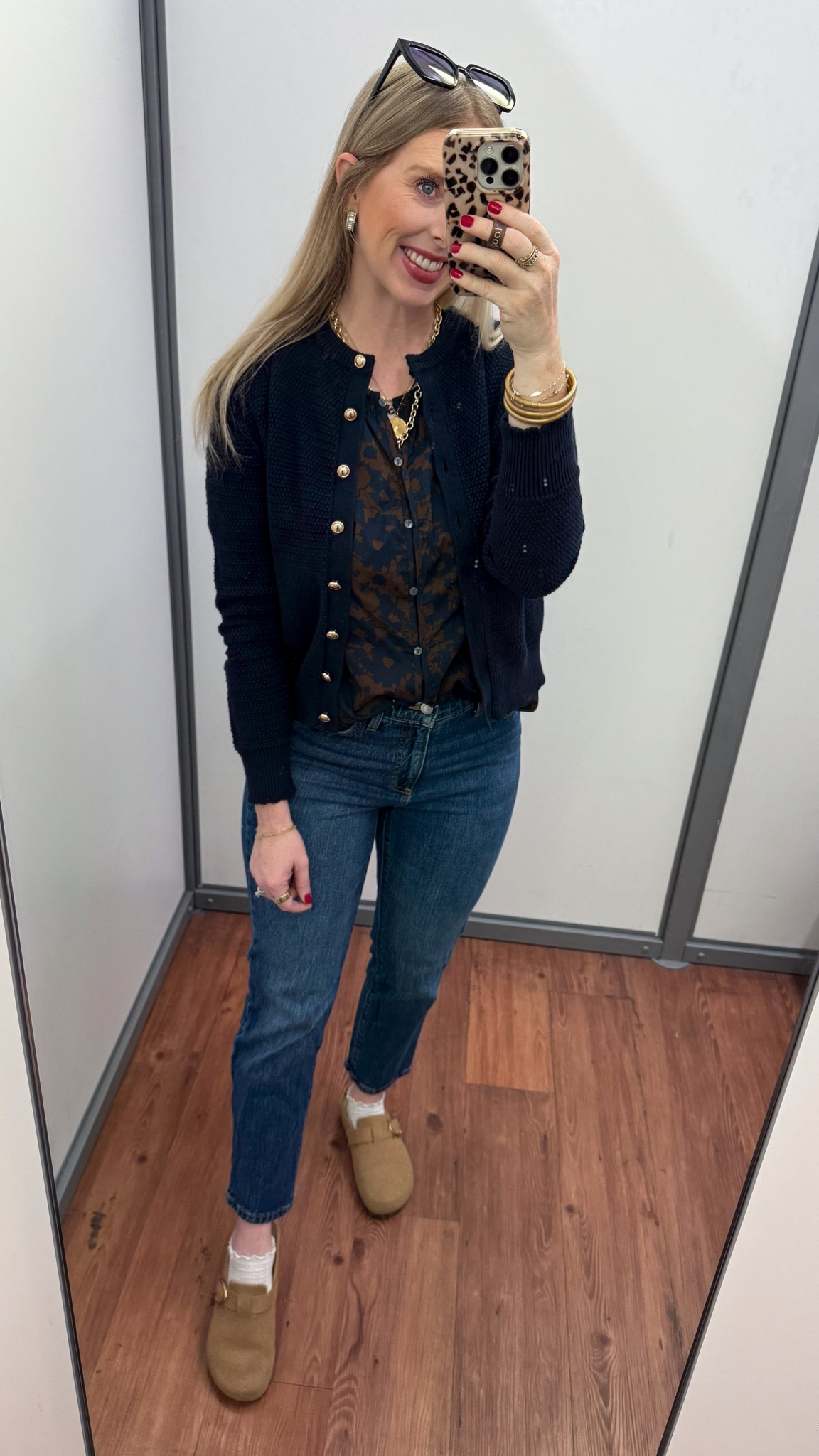 Walmart try on, time and tru blouse & cardigan 

#LTKootd #LTKWorkwear