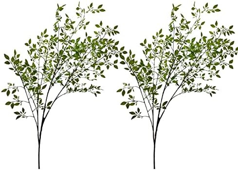 ASSR 43.3inches Artificial Eucalyptus Branches Set of 2,Faux Ficus Twig Home Office Decoration,Ar... | Amazon (CA)