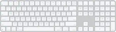 Magic Keyboard with Touch ID and Numeric Keypad for Mac models with Apple silicon (USB-C) - White... | Best Buy U.S.