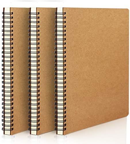 2 Pack College Ruled Notebook, Soft Yellow Cover Spiral Notebook, Memo Notepad Sketchbook, Students  | Amazon (US)