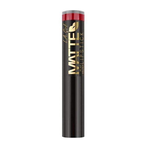 L.A. Girl Matte Flat Velvet Lipstick in Bite Me- 0.1oz | Target