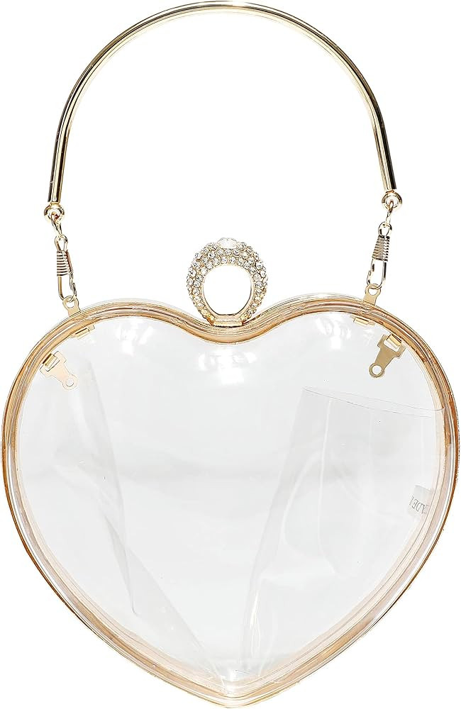 Acrylic Handbag Luxury Transparent Clear Clutch Bag for Women Evening Bag Handbag Purse Crossbody... | Amazon (US)