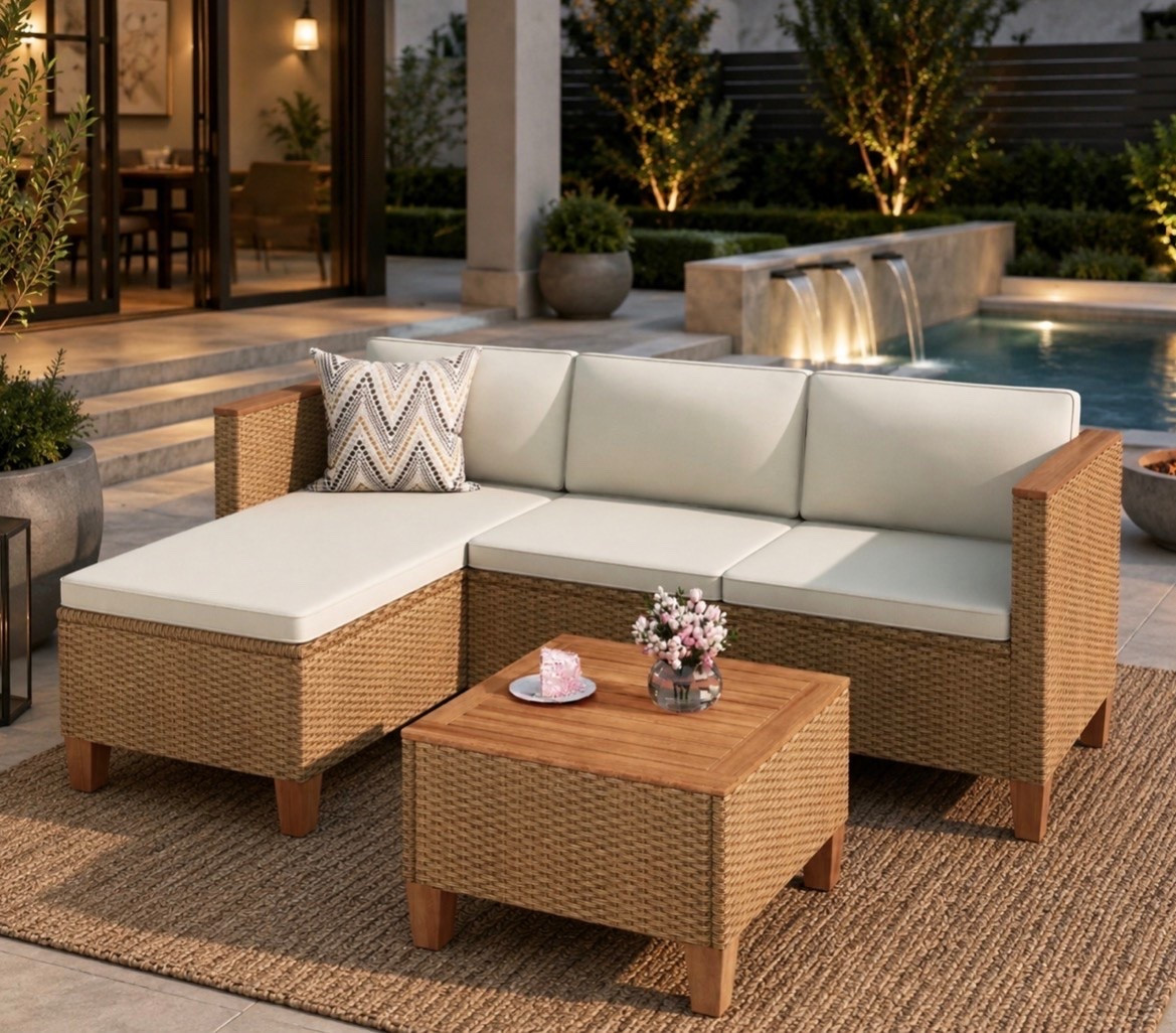 This patio set is on sale for almost 50% off at Walmart. The price is so good! ￼

#LTKSaleAlert #LTKHome #LTKSeasonal