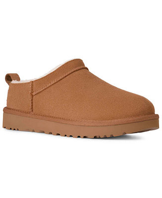 UGG Women's Classic Micro Pull Tab Booties | Macy's