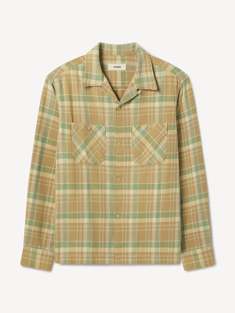Calistoga Plaid Cabinessence Flannel Camp Shirt - Buck Mason- Modern American Classics | Buck Mason
