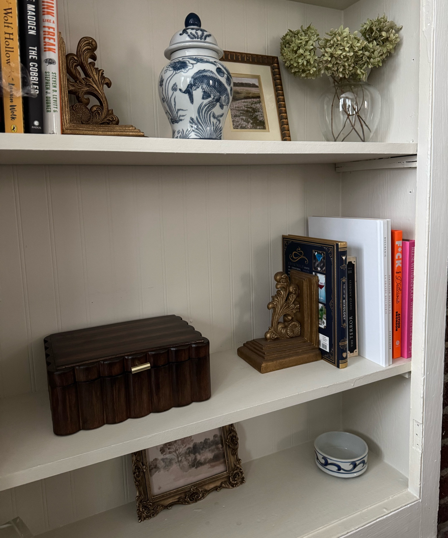 Cutest scalloped wooden box!