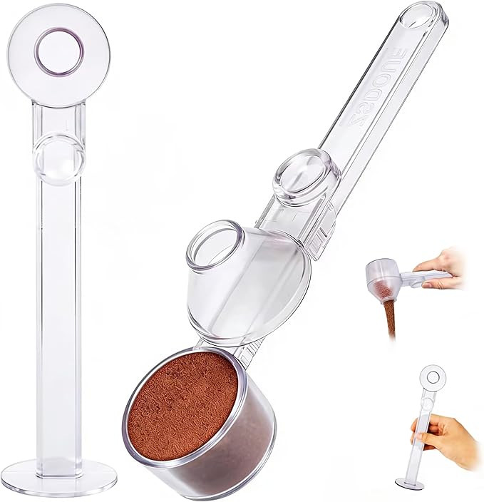 2Pcs Coffee Scoop Funnel 2Tbsp 51mm Espresso Tamper Kit, BPA-Free PCTG Dishwasher Safe, Fits K-Cu... | Amazon (US)